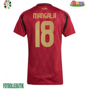 Belgien Orel Mangala #18 Hemmatröja Kvinnor EM 2024 Kortärmad